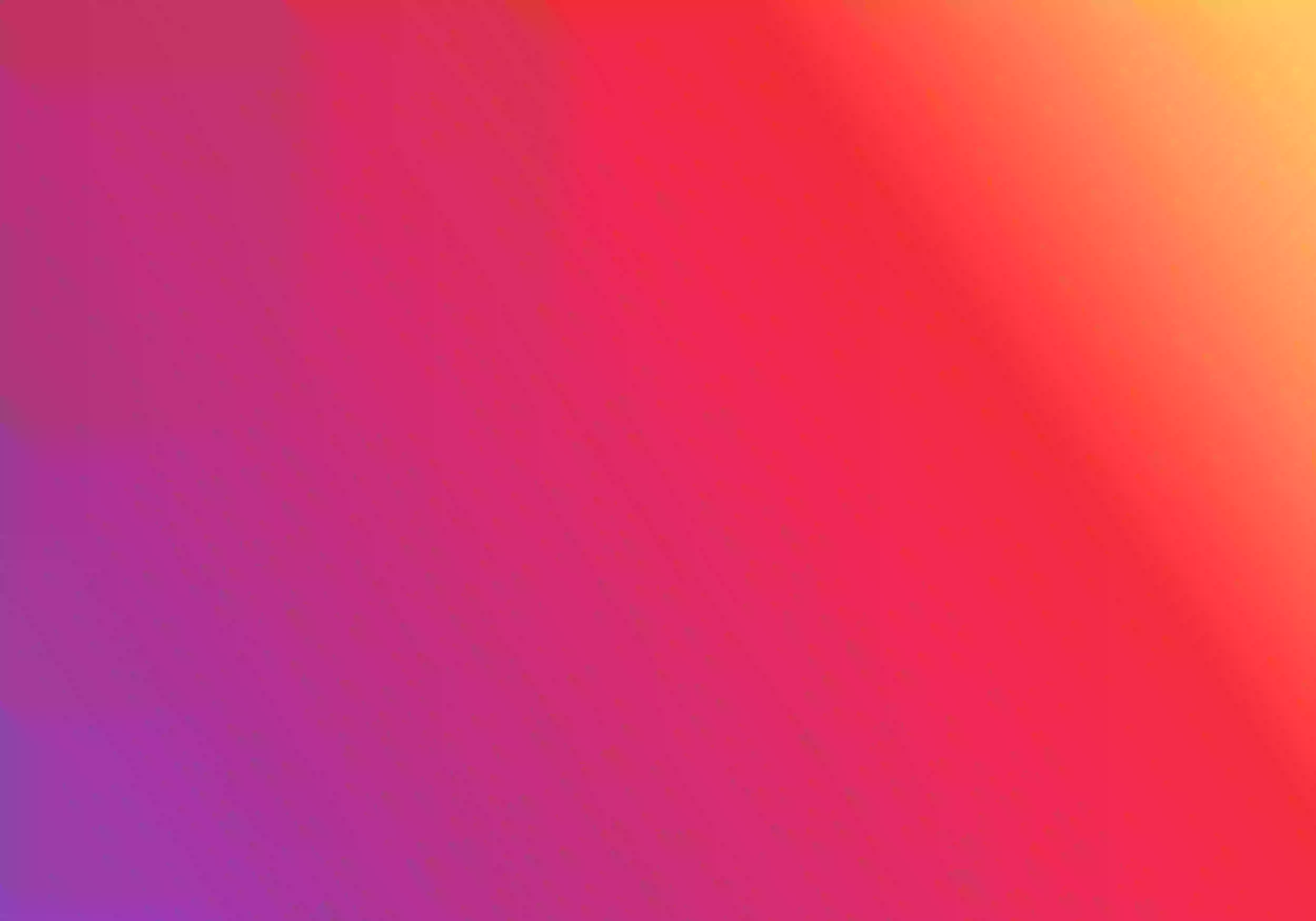 Imagem composta por várias faixas de cores usadas na logo do Instagram